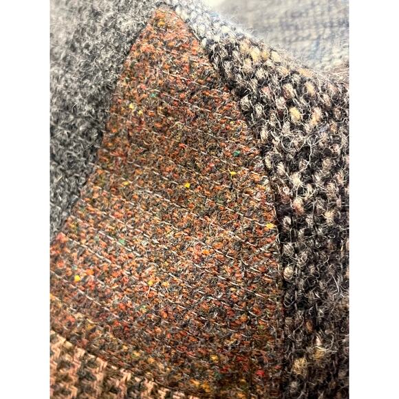 Jonathan Richard Ireland Patchwork Wool Fedora Hat Size 7 1/4 (M/58cm) - Picture 6 of 11